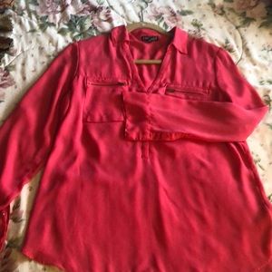 Express hot pink blouse